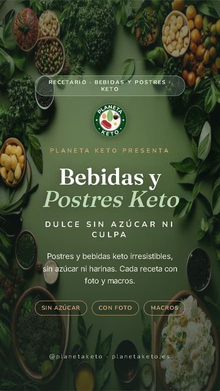 Bebidas y Postres Keto