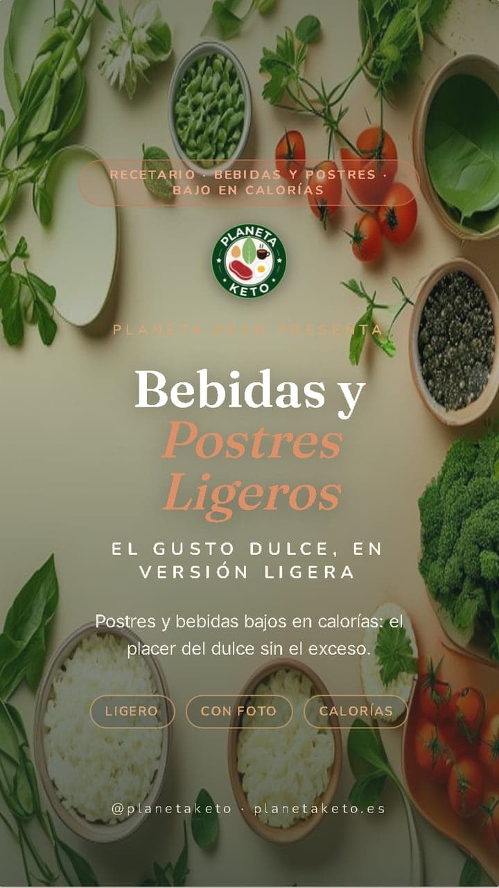 Bebidas y Postres Ligeros