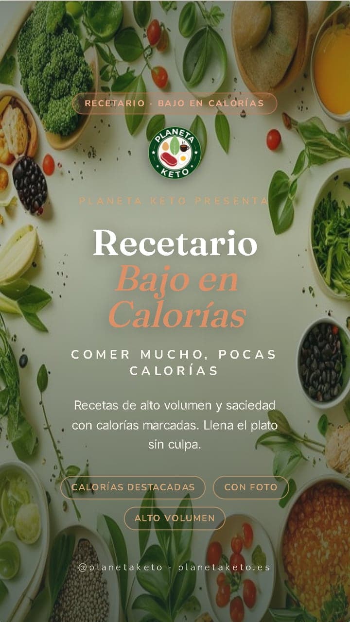 Recetario Bajo en Calorías