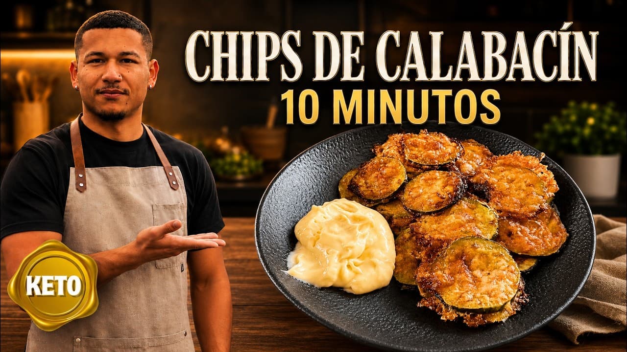 Chips de Calabacín Crujientes Keto