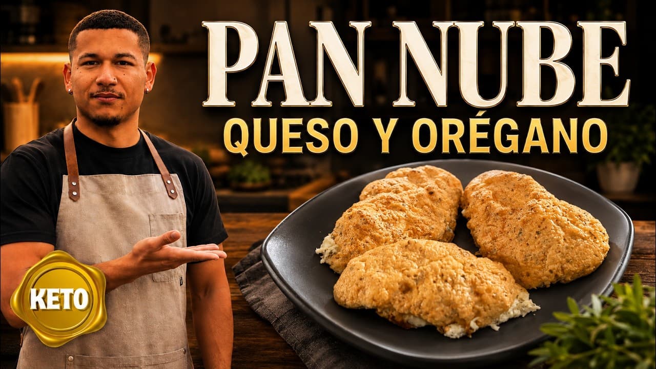 Pan Nube con Orégano y Queso