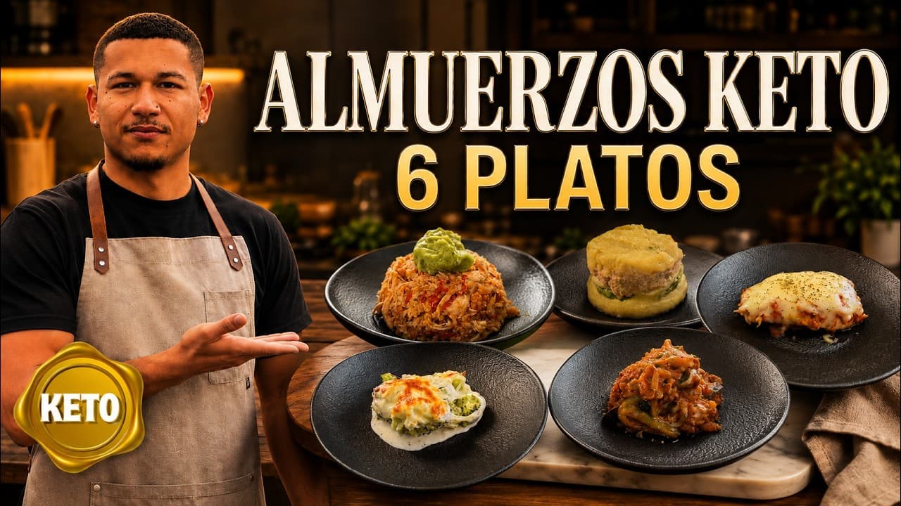 5 Almuerzos sin carbohidratos que queman grasa