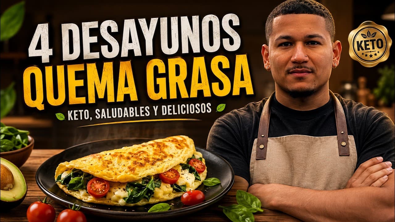 Desayunos Fáciles y Rápidos sin harina