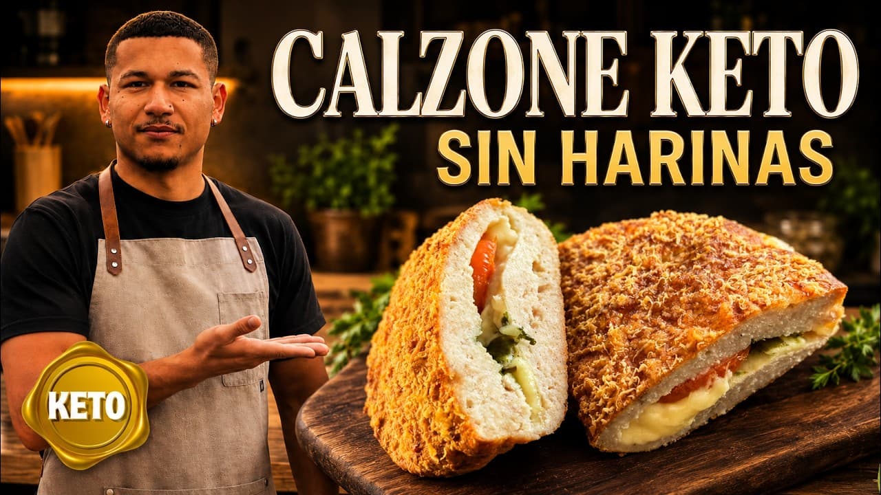 Calzone de Pollo sin harina