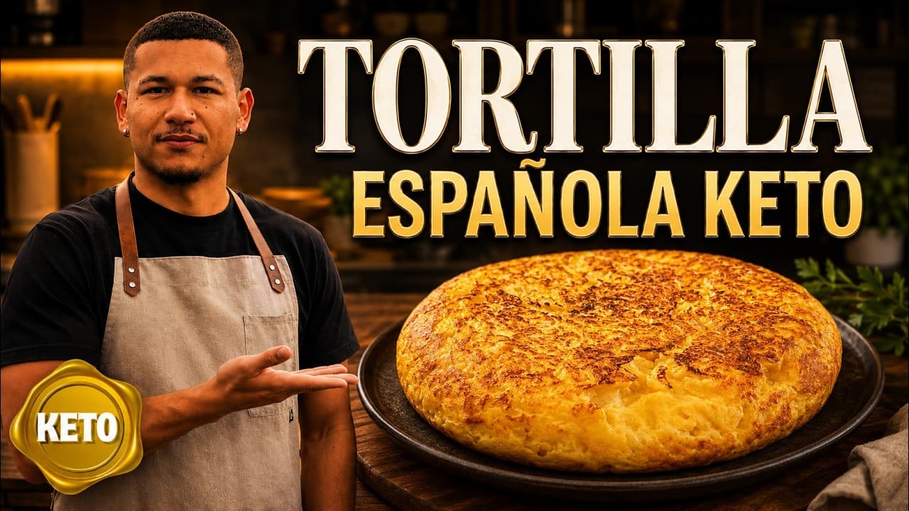 Tortilla Española Keto sin Patatas